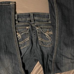 Silver Suki Jeans